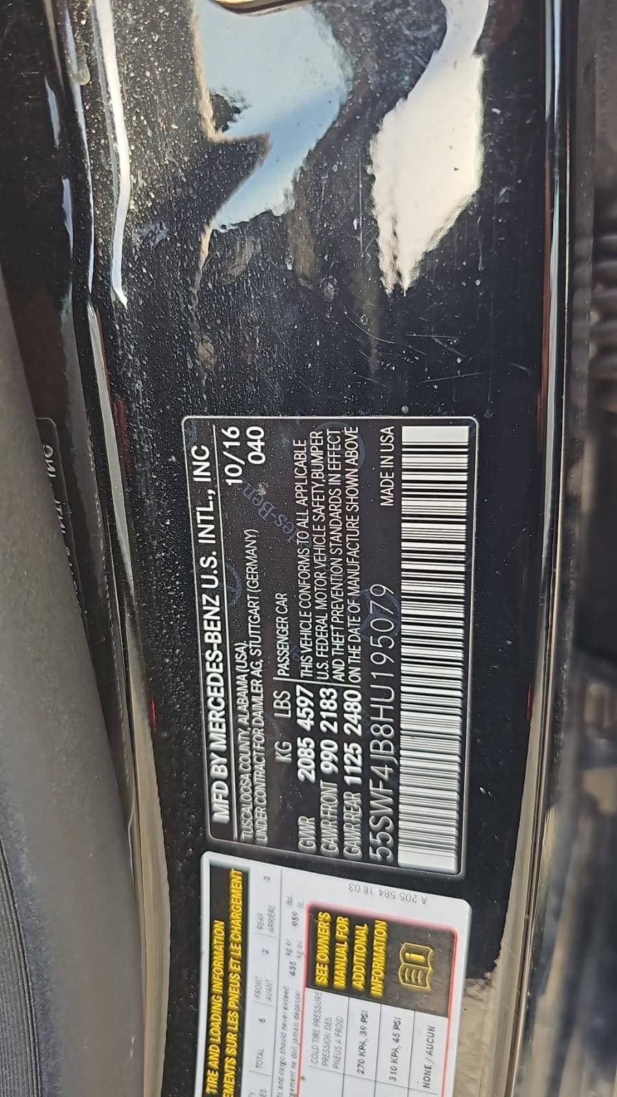 MERCEDES BENZ C300 2017 view 11