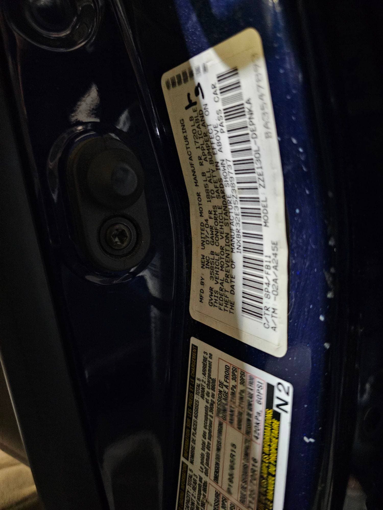 TOYOTA COROLLA 2005 view 7