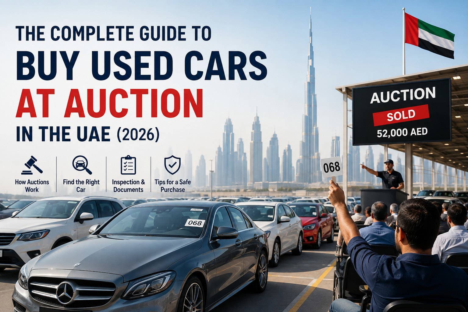 The Complete Guide to Buy Used Cars at Auction in the UAE (2026) The Complete Guide to Buy Used Cars at Auction in the UAE (2026)