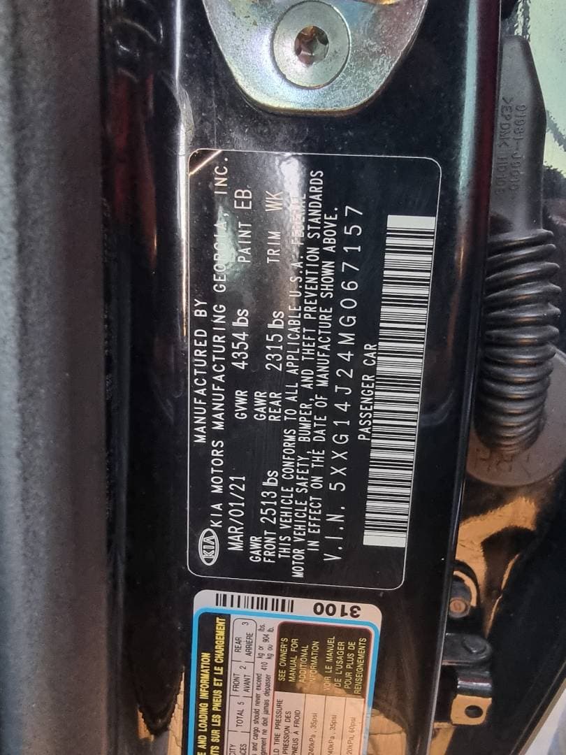 KIA K5 2021 view 8 KIA K5 2021 view 8